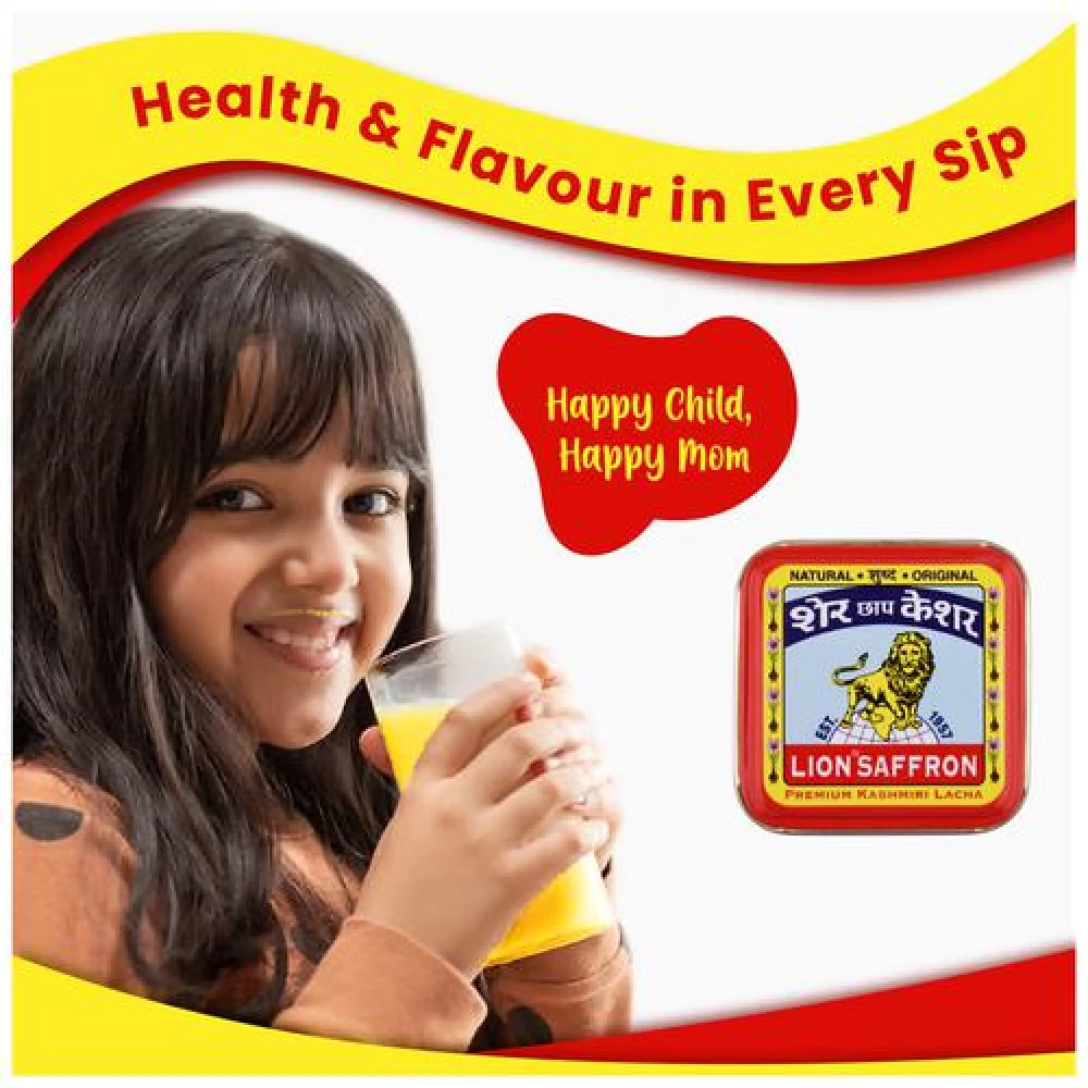 LION SAFFRON Pure Kashmiri Lacha Kesar Certified Grade A+ - Improves Health, 1 g-9.webp